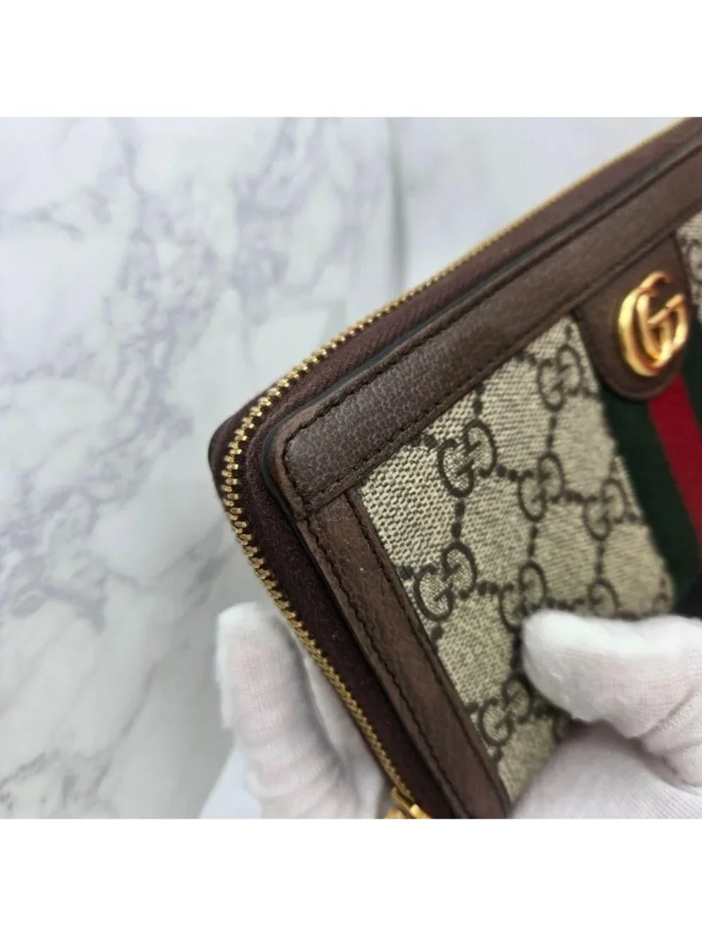 Gucci Wallet Ophidia Sherry Line